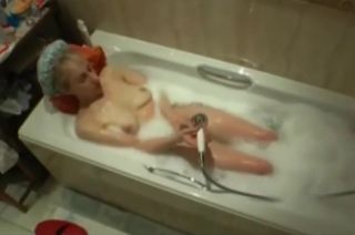 Fucking Pussy Mom mastubates in bath Cartoon