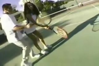 9Taxi Catalina Hot Threesome On The tennis Court Casting