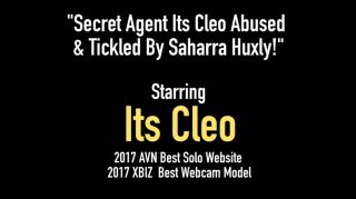 X Secret Agent Its Cleo Abused & Tickled By Saharra Huxly!...