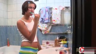 DirtyRottenWhore Russian chick groaning in the bathroom while fucking ginger s Kaotic