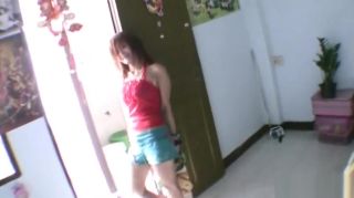 Oral Sex Thai girl cheats on husband gets fucked in her small room Petite Teenager