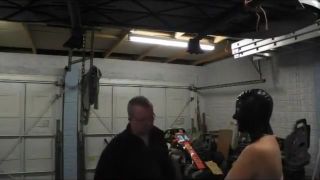 Pictoa Slut Wife in BDSM Garage Training Travesti