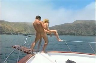 Spy Big Breasted Blonde Raises His Mast On A Ship. Swingers