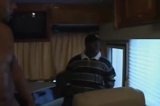 Blowjob Chastity Takes On 2 Huge Cocks In A RV Camwhore
