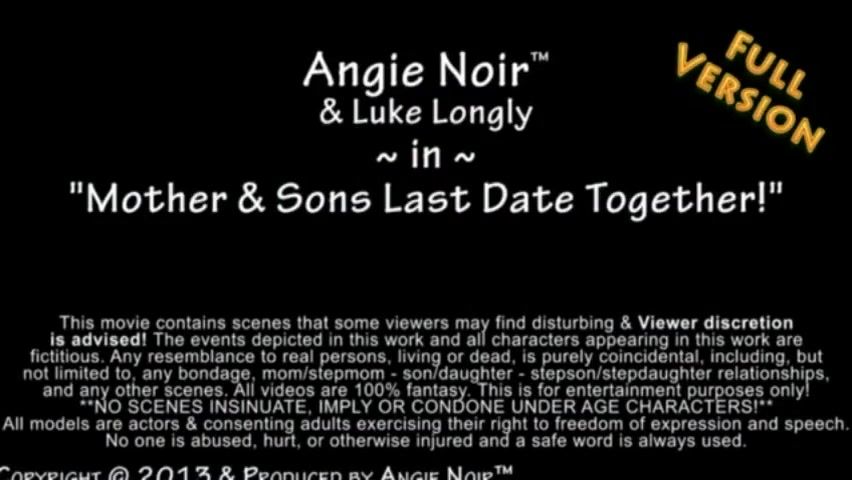 Funk Angie Noir - Mother and sons last date together Amateur Asian