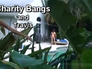 Amateur Porn Big tit girlfriend giving a handjob outside by the pool Bubblebutt