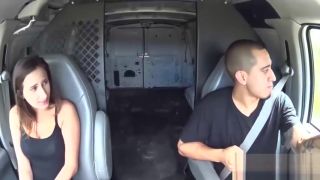 VirtualRealGay Busty Ashley Adams banged doggy style in the back of the van Clothed Sex