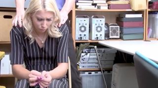Mother fuck Blonde Teen Chanel Grey Broke Merchandise Facing Jail Time Fucks Officer Jilling