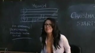 Flaquita Busty Teacher and Two Classmates Fucking Small Boobs