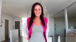 Body Hot brunette Ariana Marie getting hooked up on big...