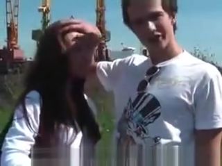 Street Fuck Doggy style outdoor sex on a picnic Amateur Porn