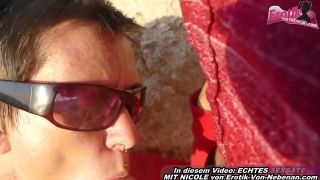 Giffies german skinny amateur milf with short hair outdoor pick up in holiday Nice