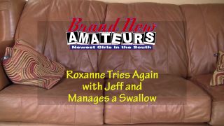 Assfucking Brandnewamateurs - Roxanne Tries Again Footjob