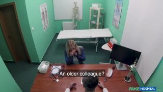 Blowjob Blonde Babe With Blue Eyes, Nathaly Cherie Is Having Casual Sex With Her Doctor, In His Huge Office Taboo